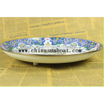 Enamel Fruit Tray Dinner Plate